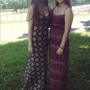 Patterned maxi dress